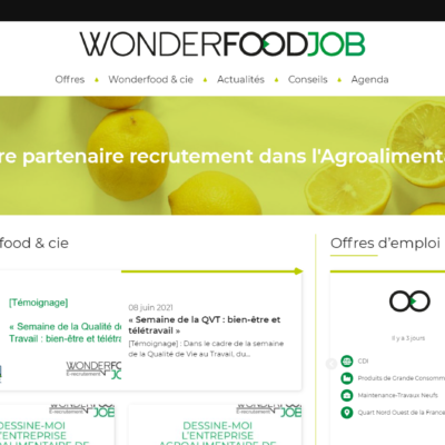 Site Wonderfoodjob